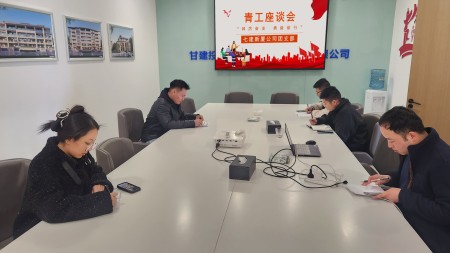 踔厲奮發(fā) 勇毅前行—甘肅建投七建新廈公司團支部開(kāi)展青年員工座談會(huì )